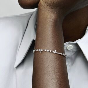 PANDORA Sparkling Herbarium Cluster Chain Bracelet